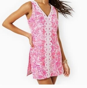 Lilly Pulitzer Ronnie Peony Pink Romper  SZ.10